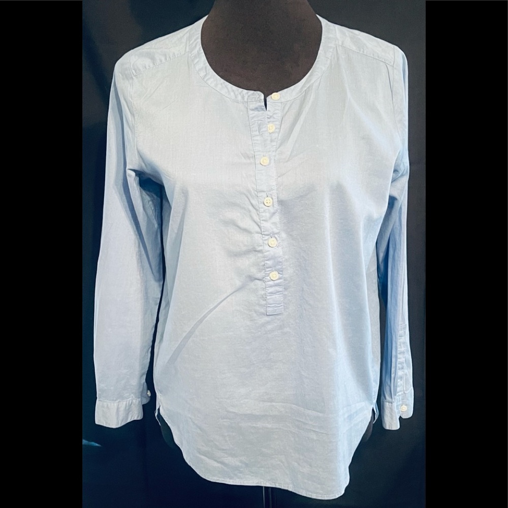 LOFT soft blue blouse.
